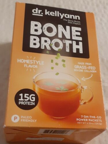 Dr. Kellyann Bone Broth Kellyann’s Homestyle Flavor Grass Fed 7 Power Packets