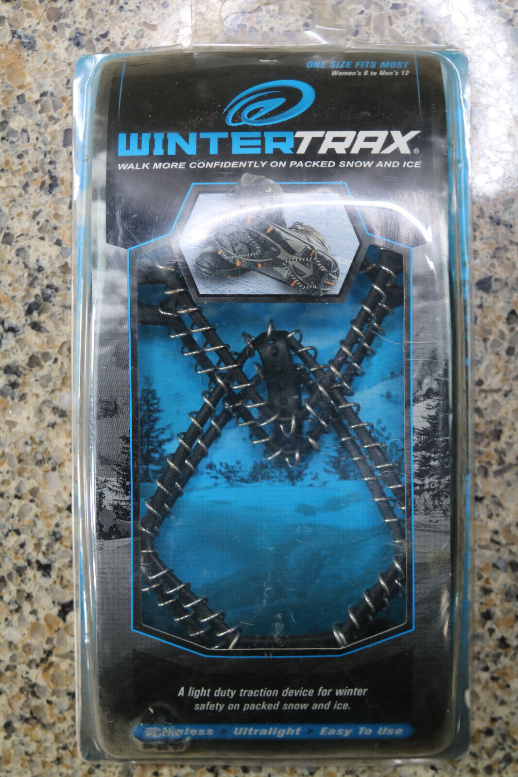 Wintertrax Snow/ice Traction Spikeless Lightweight Fits Womens 6 To Mens 12 Bnib