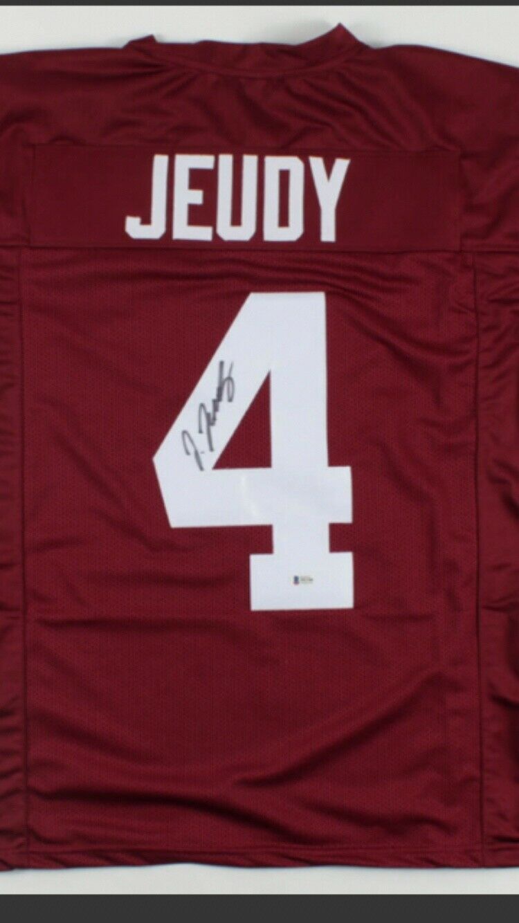 Jerry Jeudy Autograph Alabama Jersey With Coa