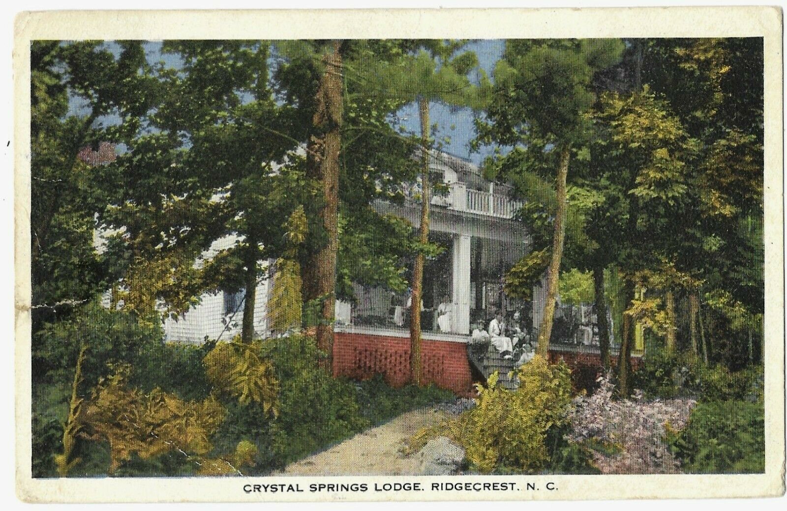 Crystal Springs Lodge, Ridgecrest, North Carolina, 1917