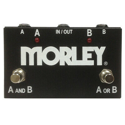 Morley Aby Selector Combiner Switch Ab Box Pedal Footswitch