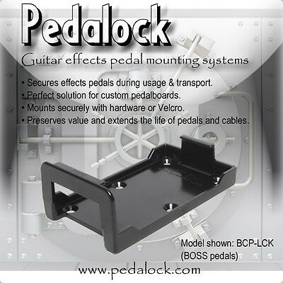 Pedalock -boss Effects Pedal Mounting Bracket - ! Fits Over 100 Boss Pedals (bcp